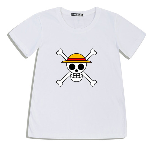 One Piece Printed Cotton Short Sleeve T Shirt