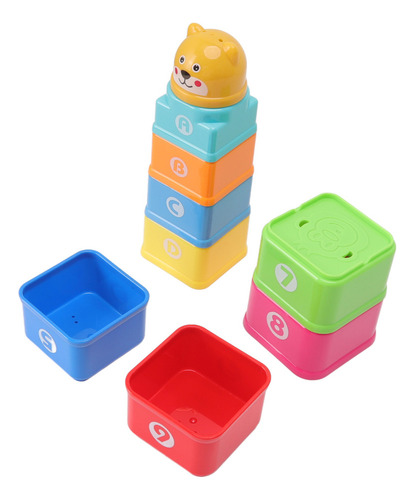 A Puzzle De Juguetes Apilables Para Bebés