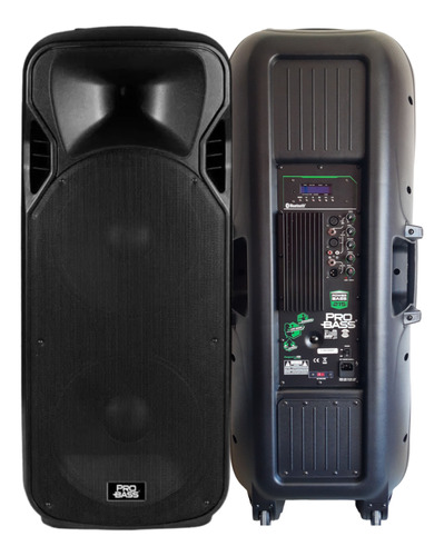 Parlante Bluetooth Bafle Pro Bass Powerbass 215 Doble 4700w