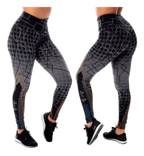 Imagem 4 de 4 de Kit 3 Leggings Mescla Sublimada Não Tem Transparencia Top