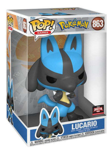 Funko Pop Jumbo: Pokemon - Lucario 10 Pulgadas Exclusivo