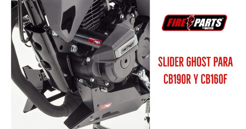 Slider Ghost Para Honda Cb190r Y Cb160f Fireparts