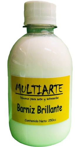 Barniz Al Agua Para Manualidades Brillante 250cc