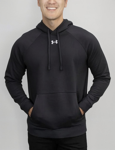 Sudadera Under Armour Hombre Hoodie Rival Fleece Original