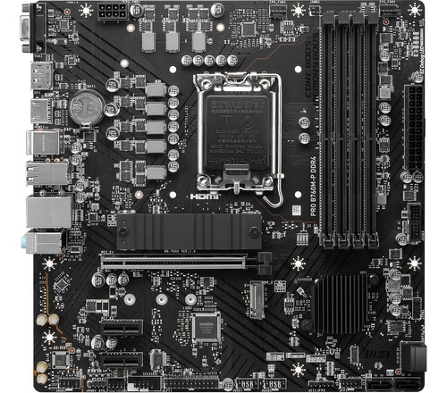 Placa Base Msi Pro B760m-p Ddr4 Pro Series (compatible Con L