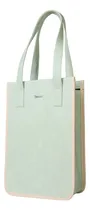 Comprar Matera Bolsito Con Bolsillo Croco Simil Cuero Terrano Ehogar Color Jade