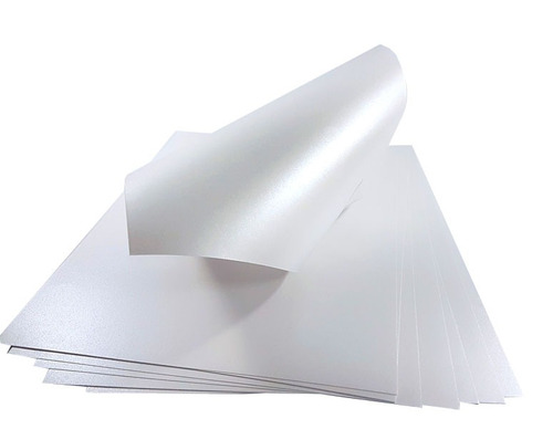 Papel Metalizado Aspen(branco)180g A4 C/9fl