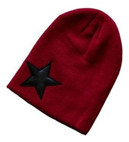 Gorra De Punto Con Forma De Estrella De Hip-hop, Holgada, Cá