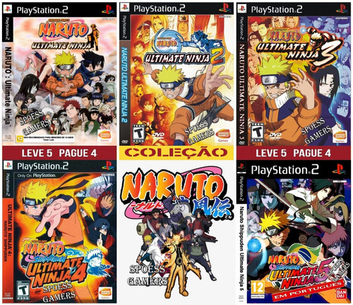 Naruto Shippuden: Ultimate Ninja 5 PlayStation 2 Box Art Cover by  shippudensasuke23