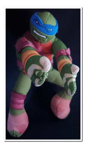 Tortugas Ninjas Leonardo Peluche 16x10 Cms. Aprox. 2013 (Usado)