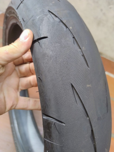 Pneu Moto 120/70-17 Bridgestone Battlax Street Rs11 Meia Vid (Usado)