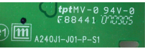 Main Westinghouse 35-d012882 A240j1-j01-p-s1 Modelo L2410nm (Usado)