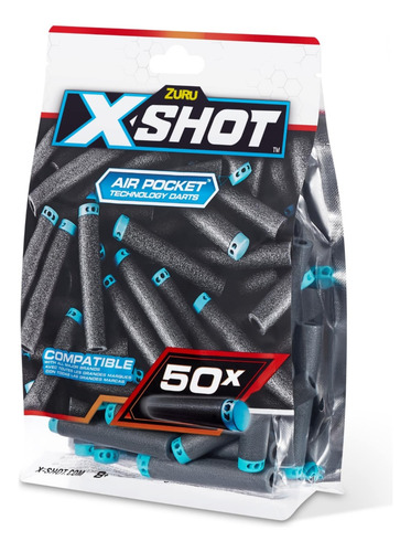 Dardos Zuru X Shots Air Pocket Compatibles Con Nerf Elite 50