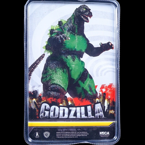 Figura Articulada De Dinosaurio Godzilla Reactor Glow De Nec