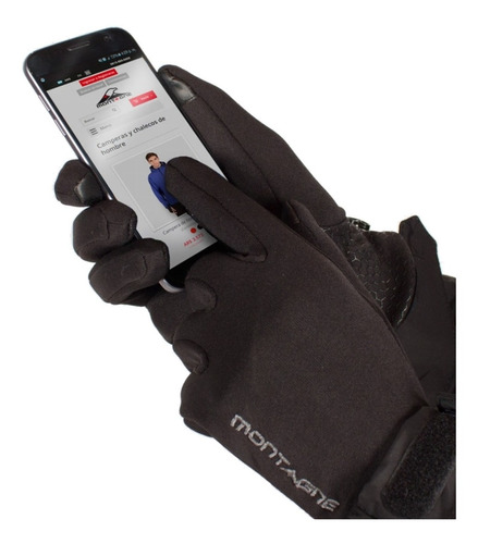 Guantes Eiker Montagne Con Touch Screen Elastizado