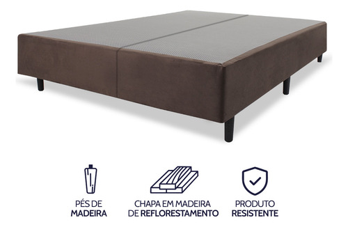 Cama Box King Molas Ensacadas 193x203cm Premium Sleep BF Colchões