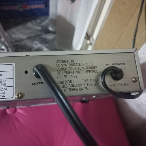Sintonizador D Radio Fisher Impecable. Mod Fm 79 (Usado)