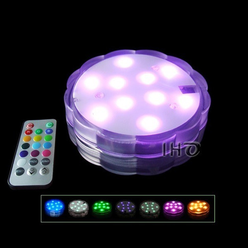 Luz Led Pileta Jacuzzi Sumergible Rgb Con 4 Control Remoto
