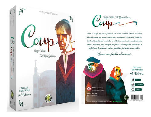 Kit Jogos De Cartas Coup 2ª Edição E Telma 3ª Edição