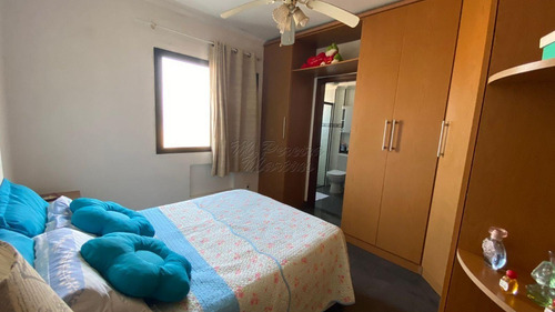 Imagem 13 de 16 de Apartamento 3 Dormitórios Com Sacada Frente Para O Mar - Guilhermina/praia Grande