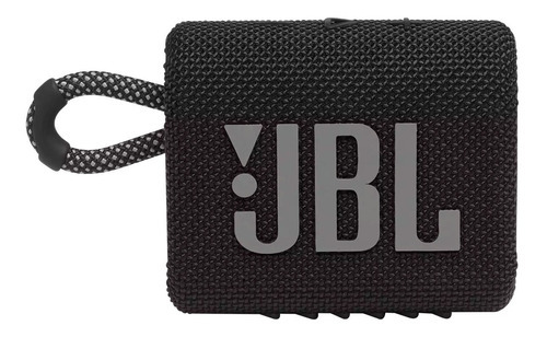 Alto-falante Jbl Go 3 Portátil C/bluetooth Waterproof Black 