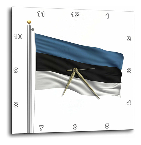 3drose Dpp__1 Bandera De Estonia En Un Asta De Bandera Sobre