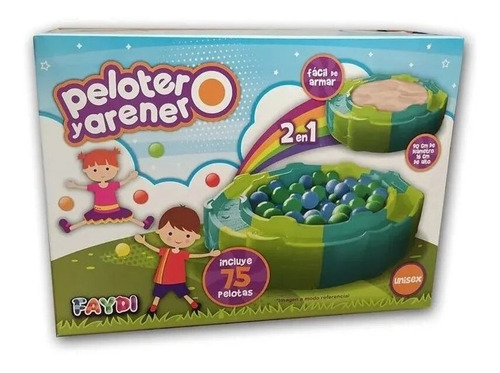 Pelotero Arenero Encastrable 2 En 1 Con 75 Pelotas/ C