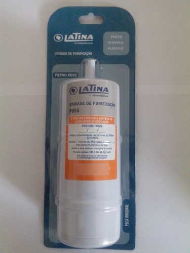 Filtro Para Purificador Latina P655, Pn535 Purifive, Vitamax