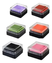 Comprar Carimbo Almofada Cu002F 10 Unidades Para Artesanato E Scrapbook