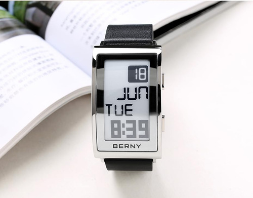 Berny Reloj Deportivo Digital Para Hombre Pantalla De Tinta