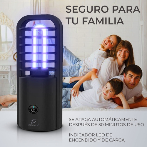 Lampara Esterilizadora Luz Uv Recargable Para Limpieza
