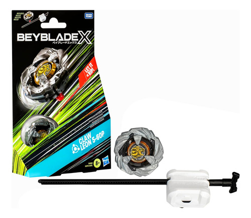 Paquete De Inicio Beyblade X Claw Leon 5-60p Con Peonza Gira