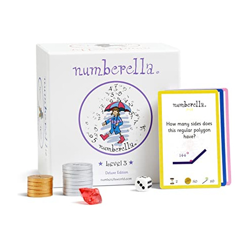 Deluxe Level 3 - Mental Math Card Game - For Strong Mat...