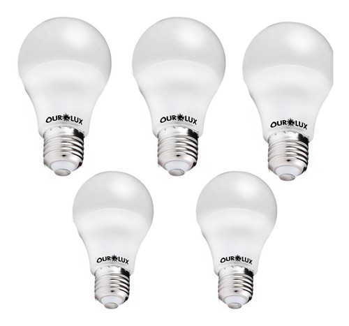 Ourolux 85% Econômica LED 9 W Branco-frio Kit 05