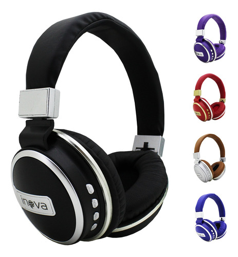 Fone De Ouvido Bluetooth Sem Fio Headphone Anti-ruído Stereo