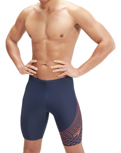 Pantaloneta De Baño Medley Logo Jammer Azul-38 Speedo