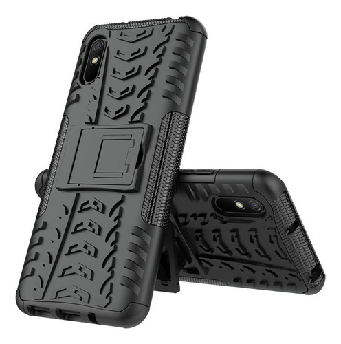 B Funda Rígida De Doble Capa Para Xiaomi Redmi 9at Bumper