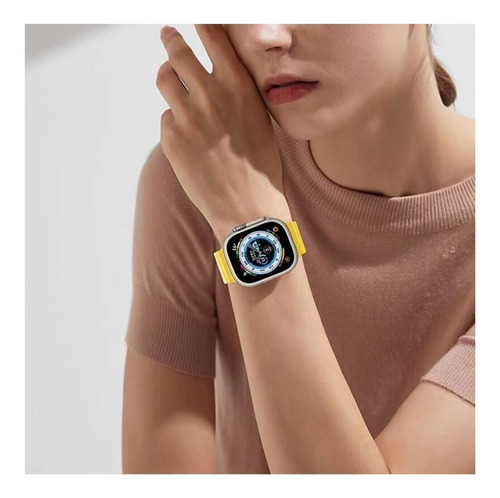 Correa Ocean para reloj inteligente Ultra, 49 mm, 45 mm, 44 mm, 42 mm, color azul marino