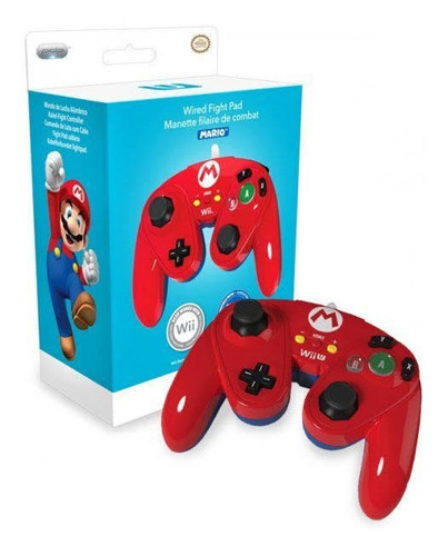 Joystick De Pelea Smash Bros Modelo Mario Bros Wiiu Wii U 