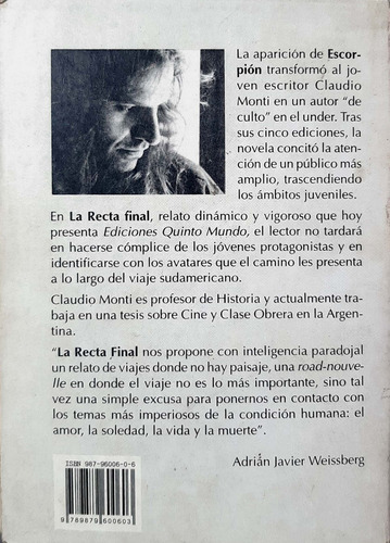 La Recta Final Claudio Monti Quinto Mundo Usado # (Usado)