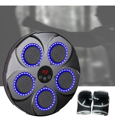 Máquina De Boxeo Musical, Objetivo Electrónico De Y Azul.
