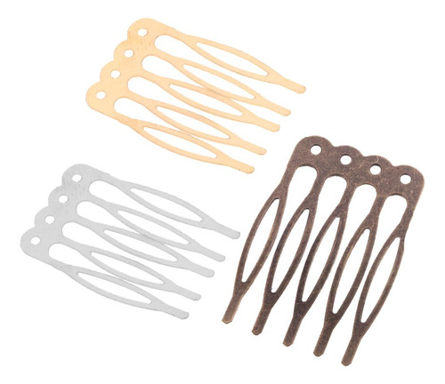 Del Cabellero Del Metal 3x Para Los Accesorios Nupciales Del