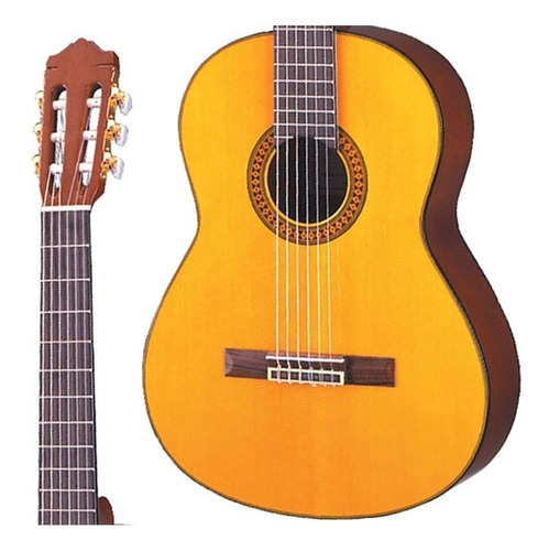 Imagem 3 de 3 de Violão clássico Yamaha C80 II para destros natural gloss