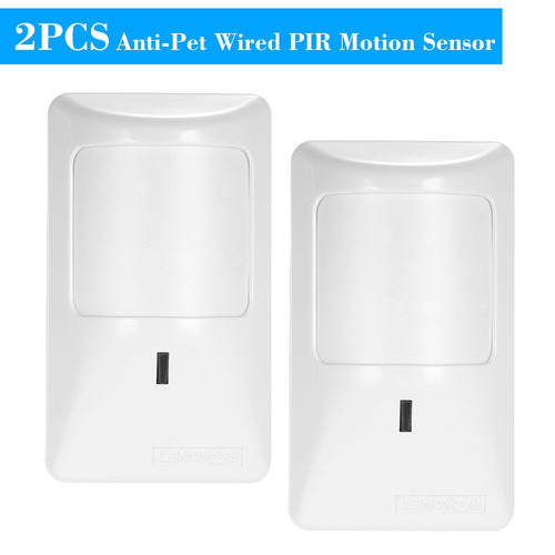 Anti-pet Pir Sensor De Movimiento Alarma Con Cable Detector