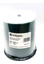 Comprar Cd-r Printable Blanco Verbatim 700mb 52x 100 Piezas.