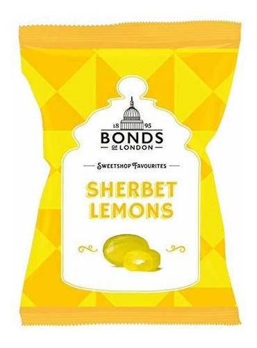 Original Bonds London Sherbet Lemons Bag Dulces Cocidos Con