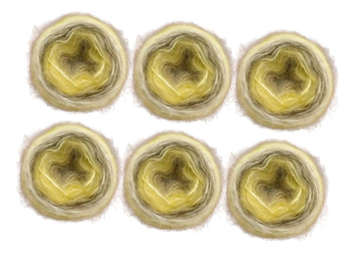 Kit De Inicio De Crochet Hecho A Mano Con 6 Hilos Estilo E