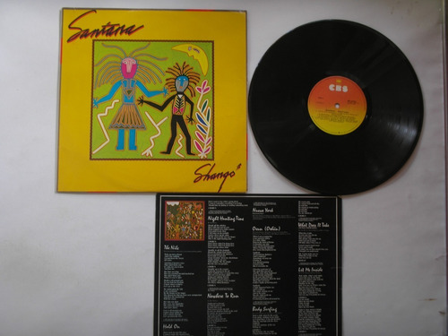 Lp Vinilo Carlos Santana Shango Printed  Australia 1982