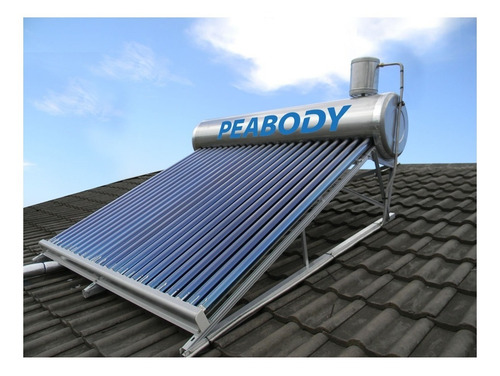 Imagen 2 de 2 de Termotanque solar Peabody PE-TS200K plateado 200L