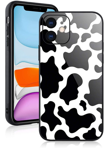 Funda Para iPhone 11 6.1 Pc Manchas Vaca Proteccion Camara